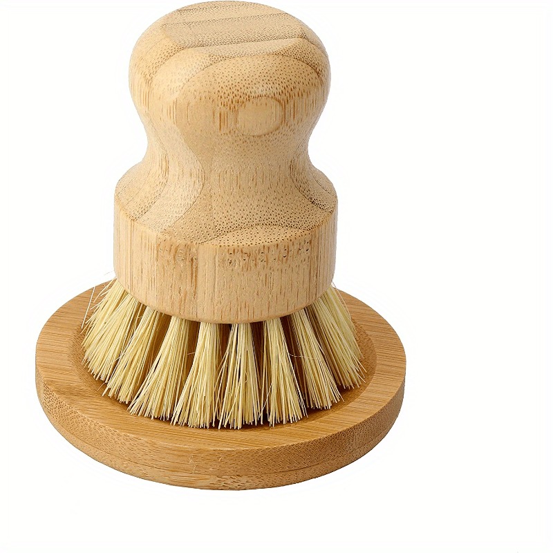 Bamboo Dish Scrub Brush Soap D - đánh giá và giá Cast Iron Corn