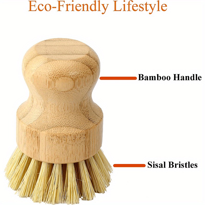 Bamboo Dish Scrub Brush Soap D - đánh giá và giá Cast Iron Corn