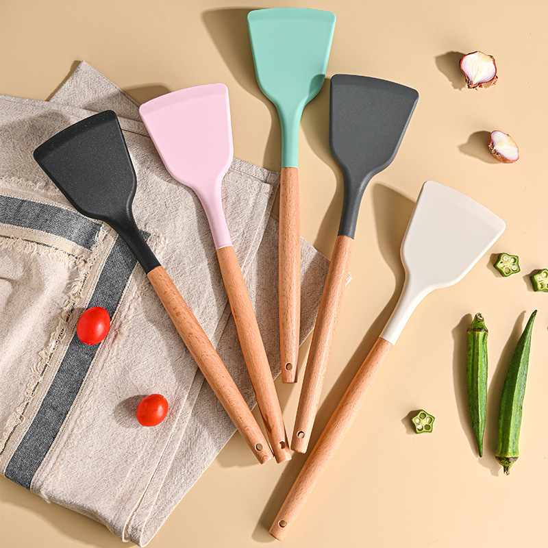 Non-Stick Silicone Spatula Woo - đánh giá và giá Okonomiyaki Spatula